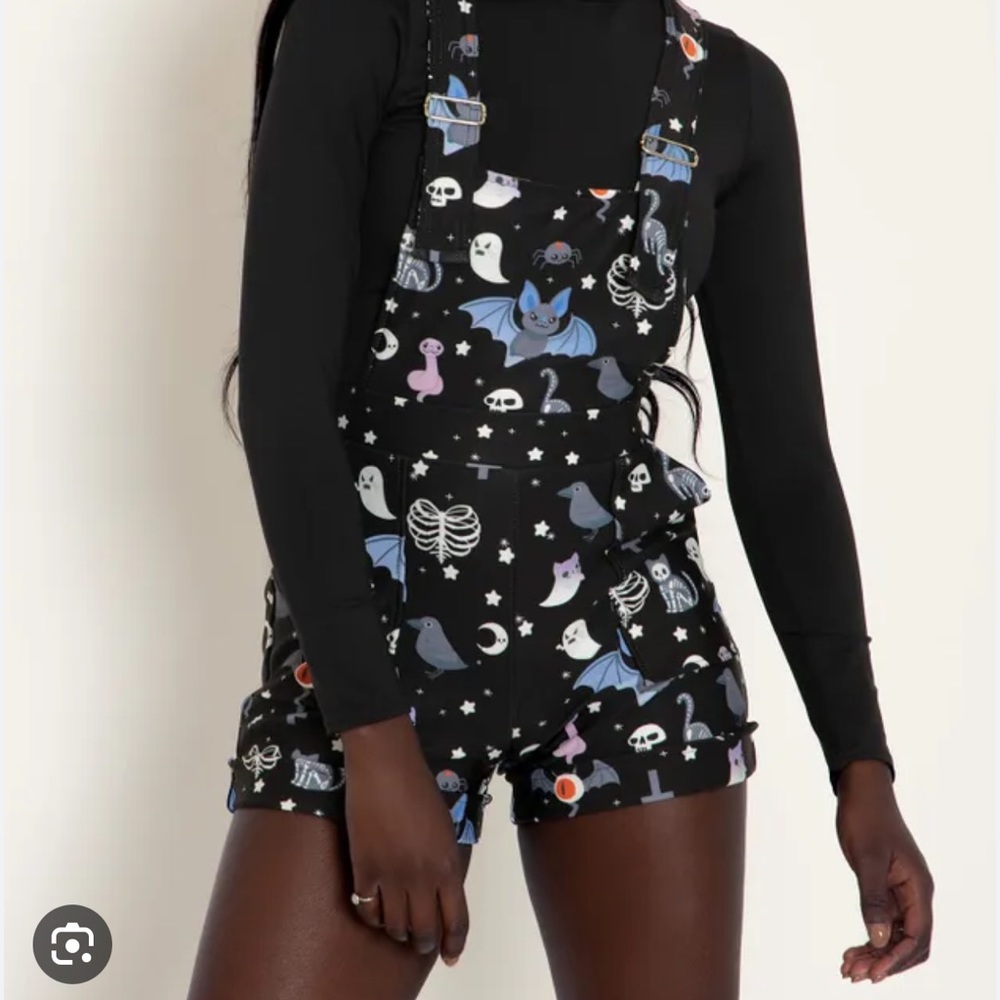 Black Milk Hauntingly Cute Overalls Size S